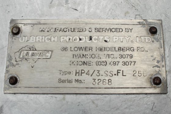 Ulbrich 不锈钢直列式过滤器