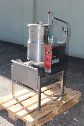 クラウン スチームジャケット電気傾斜ケトル