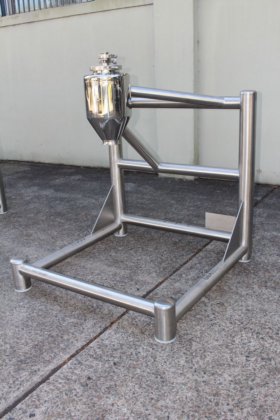 GEA スタンド付きステンレスホッパー