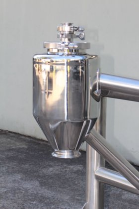 GEA スタンド付きステンレスホッパー