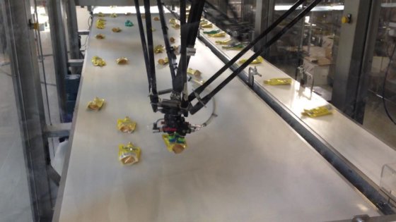 Mespic Doy パックまたはパウチの取り扱いおよび梱包システム