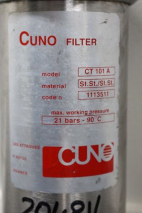 CUNO 不锈钢直列过滤器外壳