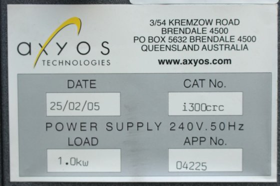 アクシオス・ラボラトリー・インキュベーター