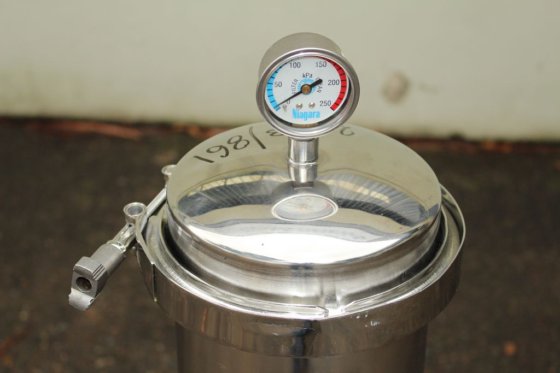 Inline-Filter aus Edelstahl