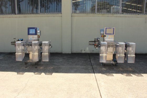 带空气喷射剔除器的 Garvens 检重秤