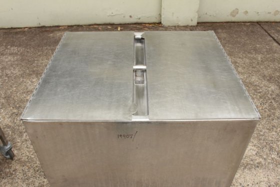 ステンレス鋼移動式ホッパービン