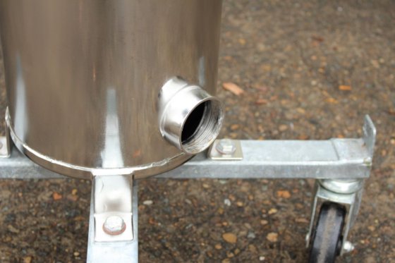 Inline-Filter aus Edelstahl