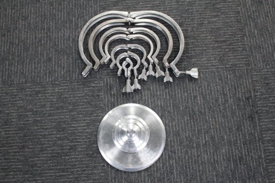 Tri Clover サニタリークランプ＆エンドキャップ