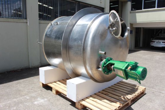 阿法拉伐带内部线圈的不锈钢绝缘混合容器