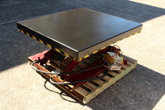 Mesa elevatória com tesoura Safetech