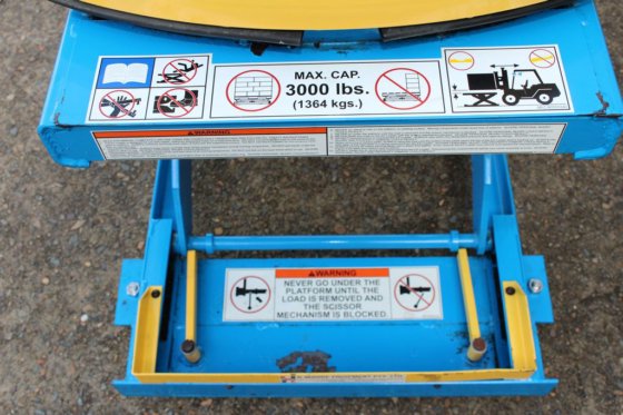 ビシャモン エア式テーブルパレットポジショナー＆レベラー