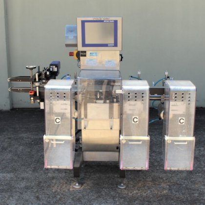 带空气喷射剔除器的 Garvens 检重秤