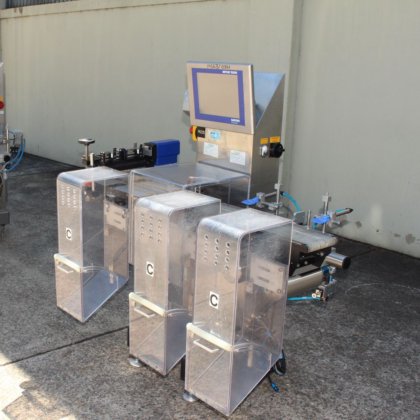 带空气喷射剔除器的 Garvens 检重秤