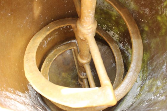 带螺带式搅拌器的玻璃纤维罐