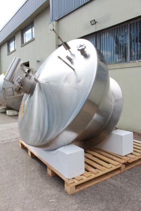 阿法拉伐不锈钢保温压力锥形容器