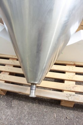 阿法拉伐不锈钢保温压力锥形容器