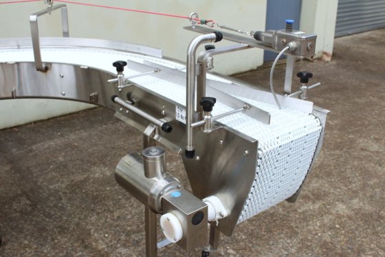 Ushapeモジュラーベルトコンベア