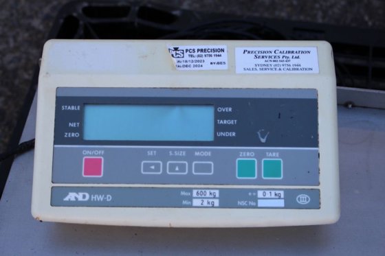 Plataforma de balança E S/S