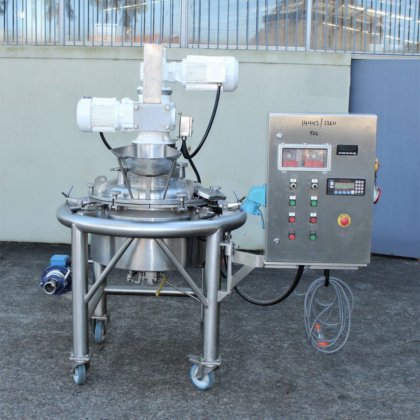 JLMD ステンレス製ディンプルジャケット付きコントラミキシングタンク