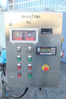 JLMD ステンレス製ディンプルジャケット付きコントラミキシングタンク