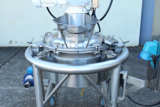 JLMD ステンレス製ディンプルジャケット付きコントラミキシングタンク