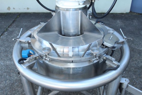 JLMD ステンレス製ディンプルジャケット付きコントラミキシングタンク