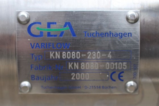 GEA Veriflow ステンレス渦巻きポンプ