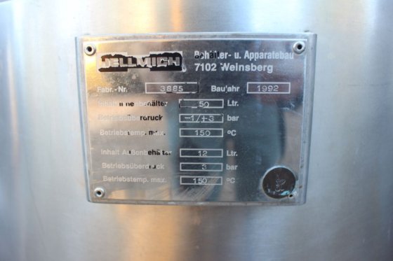 Fryma 不锈钢夹套搅拌器