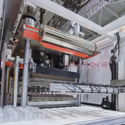 Multistation Plastic Thermoforming Machine for