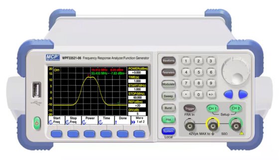 MCP WPF33521 FREQUENCY RESPONSE ANALYZER