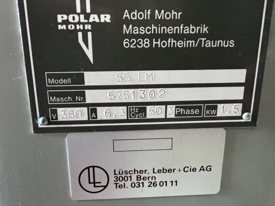 1987 极地 55 EM 断头台