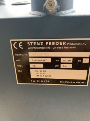 1998年斯坦兹送料机