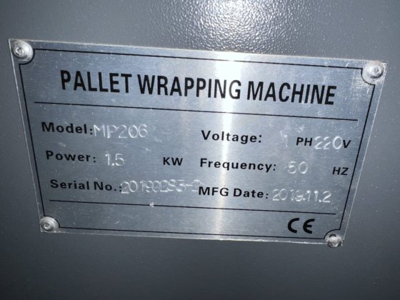 2019 MP206 转台收缩包装机