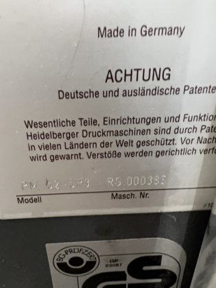 2005 ハイデルベルク PM 52-5-P