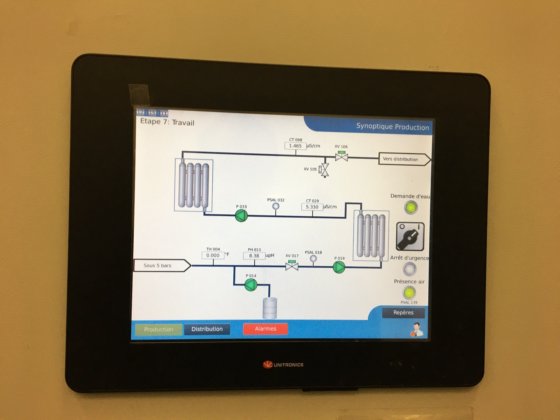 2013年纯化水生产滑台