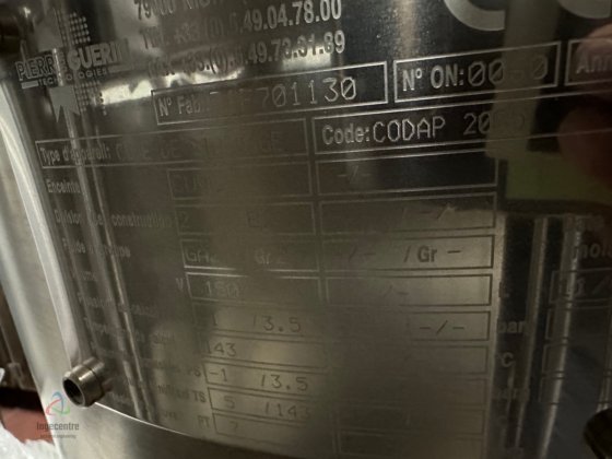 2007 不锈钢罐 150 升