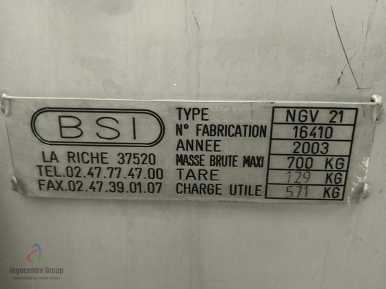 2003 不锈钢容器 500 升