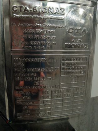 2002 不锈钢罐 150 升