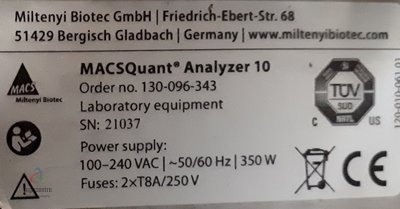 2017 Miltenyi Biotech MASCQuant 10