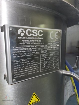 2016 不锈钢罐 400 升