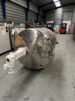 1972 不锈钢罐 2000 升，带搅拌