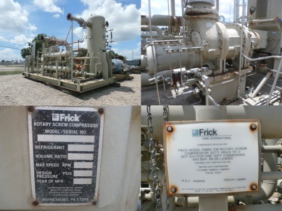 FRICK PROPYLENE COMPRESSOR SKID in Houston, TX, USA