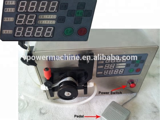 蠕动泵式灌装机 0.5 毫升小剂量灌装机，小容量精确液体装瓶设备工具 电动