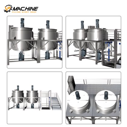 带搅拌器加热器的 VP 香水洗发水液体搅拌器化学品不锈钢搅拌罐