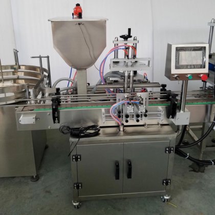 膏体自动灌装线 双头全自动灌装贴标旋盖线