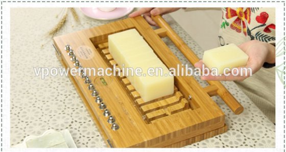 用于手工肥皂制作的便携式手动木制肥皂块切割器
