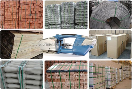 用于塑料打包带的电动打包机、手动电池切割机打包工具