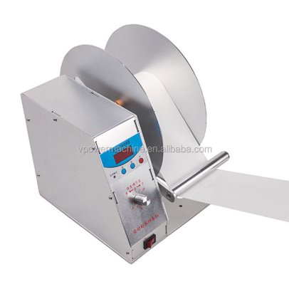 用于化学品、服装、化妆品的自动数码不干胶标签卷绕机