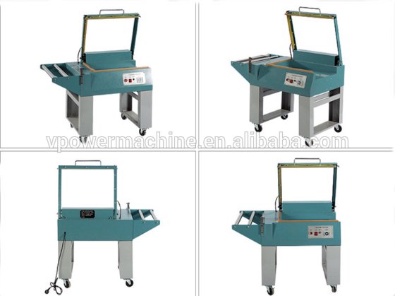 手动箱式 L 型 PVC 热收缩膜切割封口包装机