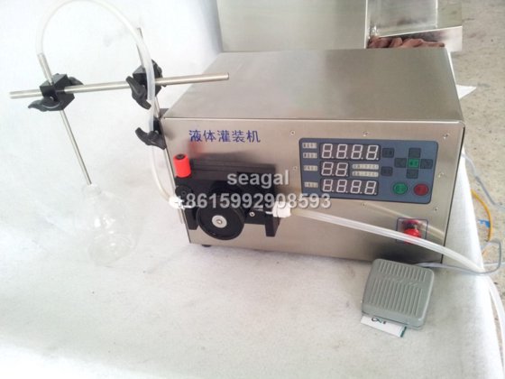 蠕动泵式灌装机 0.5 毫升小剂量灌装机，小容量精确液体装瓶设备工具 电动